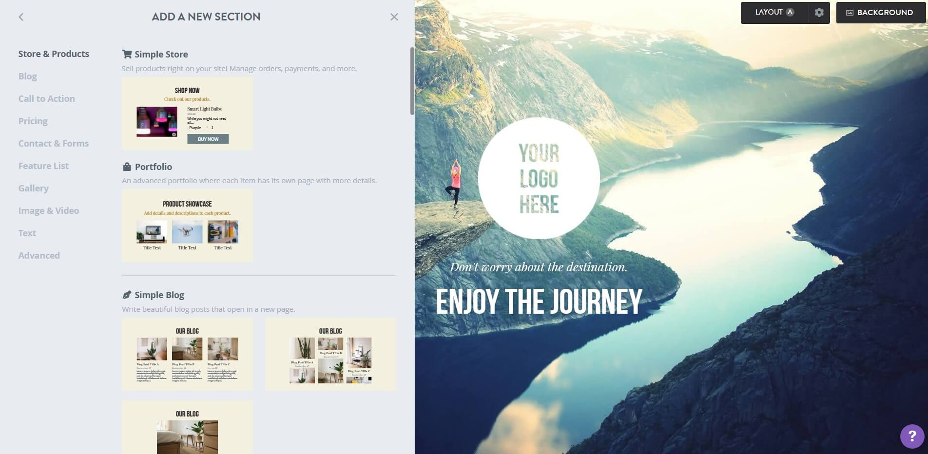 Strikingly Sections Strikingly Sections